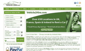 Vehicle2hire.com thumbnail