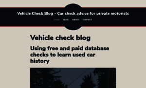 Vehiclecheck.blog thumbnail