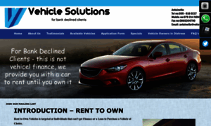 Vehiclesolutions.co.za thumbnail