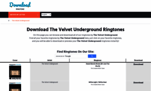 Velvetunderground.download-ringtone.com thumbnail