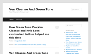 Vencleanseandgreentonepro.com thumbnail