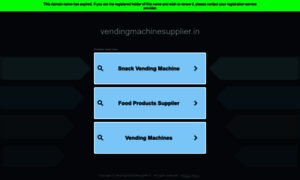 Vendingmachinesupplier.in thumbnail