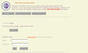 Vendors.eventnetwork.com thumbnail