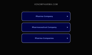 Venompharma.com thumbnail