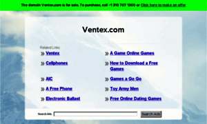 Ventex.com thumbnail