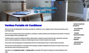 Ventlessportableairconditioner.com thumbnail