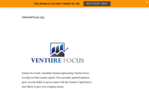 Venturefocus.org thumbnail