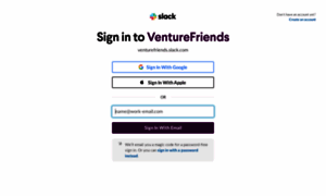 Venturefriends.slack.com thumbnail