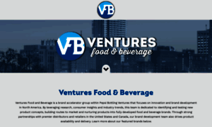 Venturesfoodbev.com thumbnail