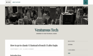 Venturoustech.wordpress.com thumbnail