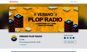 Verano-plop-radio.boletia.com thumbnail