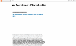 Verbarcelonavsvillarealonline.blogspot.com thumbnail