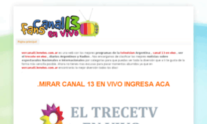 Vercanal13envivo.com.ar thumbnail