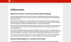 Verein.ubuntu-de.org thumbnail