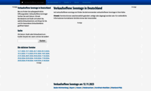 Verkaufsoffener-sonntag.com thumbnail
