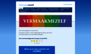 Vermaakmezelf.jouwweb.nl thumbnail