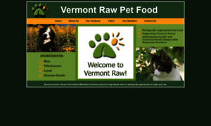 Vermontrawpetfood.com thumbnail