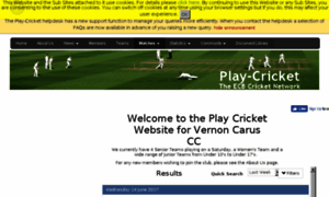 Vernoncarus.play-cricket.com thumbnail