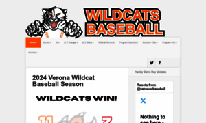 Veronawildcatsbaseball.com thumbnail