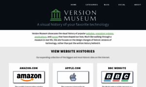 Versionmuseum.com thumbnail
