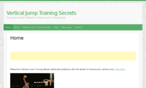 Verticaljumptrainingsecrets.com thumbnail