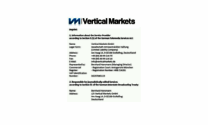 Verticalmarkets.de thumbnail