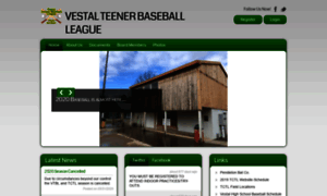 Vestalteenerbaseball.com thumbnail
