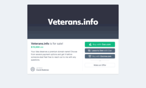 Veterans.info thumbnail