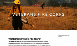 Veteransfirecorps.org thumbnail