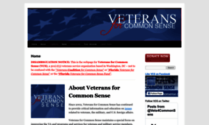 Veteransforcommonsense.org thumbnail