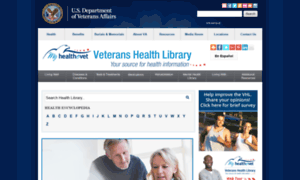 Veteranshealthlibrary.org thumbnail