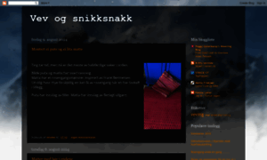 Vevogsnikksnakk.blogspot.com thumbnail