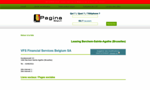 Vfs-financial-services-belgium-sa.bpagina.be thumbnail