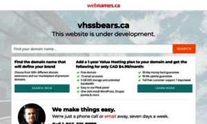 Vhssbears.ca thumbnail