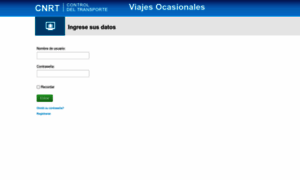Viajesocasionales.cnrt.gob.ar thumbnail