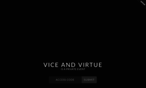 Viceandvirtue.splashthat.com thumbnail