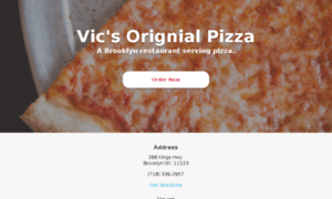 Vicsorignialpizza.com thumbnail