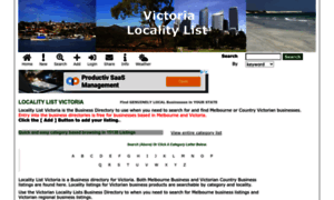 Victoria.localitylist.com.au thumbnail