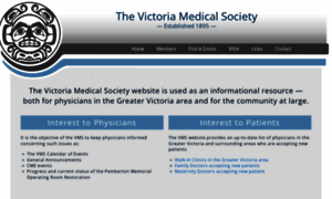 Victoriamedicalsociety.org thumbnail