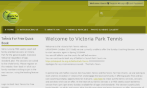 Victoriaparktennis.co.uk thumbnail