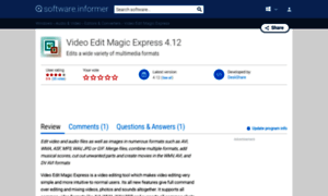 Video-edit-magic-express.software.informer.com thumbnail