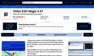 Video-edit-magic.software.informer.com thumbnail