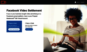 Videoadvertisingsettlement.myprepaidcenter.com thumbnail