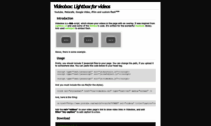 Videobox-lb.sourceforge.net thumbnail