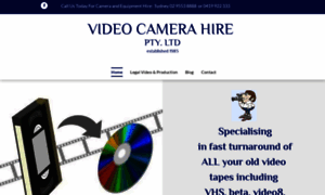 Videocamerahire.com.au thumbnail