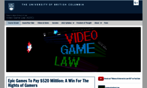 Videogamelaw.allard.ubc.ca thumbnail