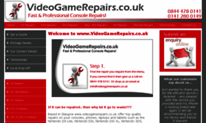 Videogamerepairs.co.uk thumbnail