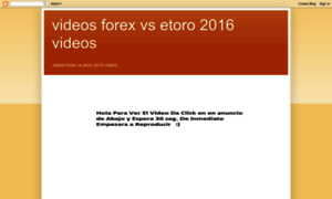 Videosforexvsetoro2016videos.blogspot.com.es thumbnail