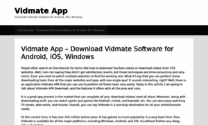 Vidmateappdownload.me thumbnail