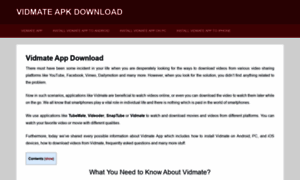 Vidmatedownload.co thumbnail
